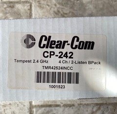 Clear-Com CP-242 Tempest 2.4 GHz 4 Channel BeltStation