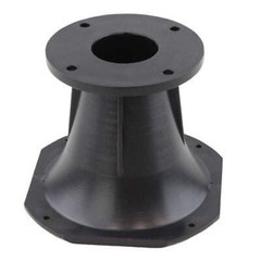 Blastking BPH500B 2″ Throat Screw-On Plastic Horn Flare 6.18″x6.8″x4.84″