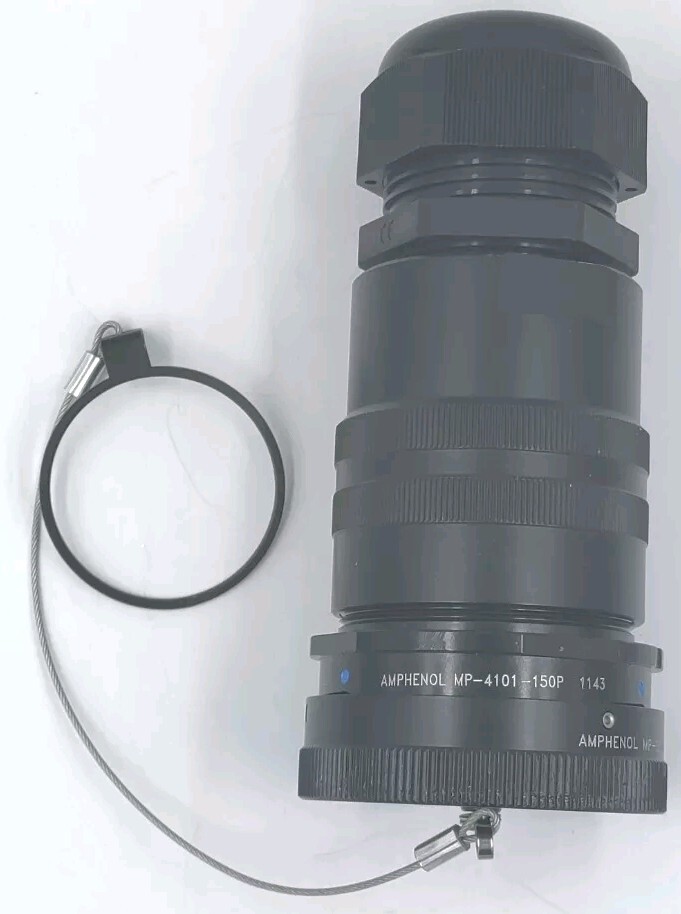 Amphenol Audio Multipin Inline Connector MP-4101-150P-C 150 Pin Male w/Cap NOS