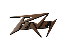 Official Peavey Large Metal Logo – Brown Copper Emblem Badge – ( 6″ x 3.3″ )