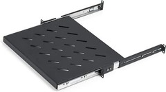 Gator Rackworks Rack Mount Sliding Accessory Shelf; 1U Size – 14.8″ Deep