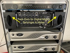 Improved – Rack Ears – Behringer XR16 XR18 SD16 & Midas MR16 MR18 Digital Mixers