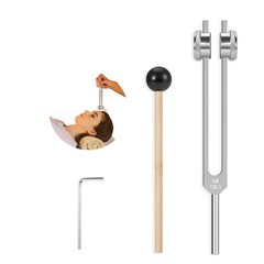 OM 136.1hz Weighted Tuning Fork with Reflex Hammer for 136.1hz, OM136.1hz