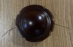 3 Inch Dark Brown Speaker Diaphragm