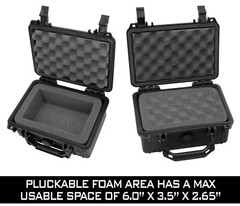 CM 8″ Waterproof Case fits Projectors, Mics, Compact Mixers and More – Case Only