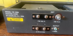 Dukane Model 110-1998 Intercom Background Music Source, AM/FM/Cassette Player
