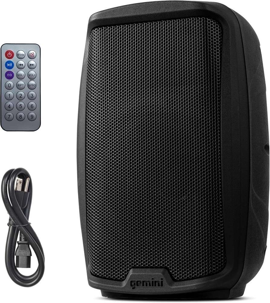 Gemini AS-2115BT Active 15″ loudspeaker, 2,000W Peak, 350W + 50W RMS, 8 ohms…