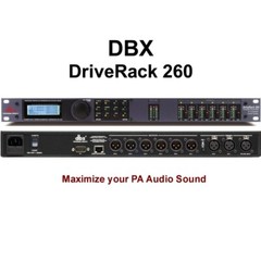DBX DRIVERACK 260V Professional PA Optimizer with Feedback Suppression