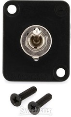 Switchcraft EHTSLBPKG EH Series Toggle Switch Locking DPDT – Black flange
