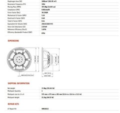 LaVoce 21″ 4000 Watt 8ohm SAF214.50 Subwoofer ULF 4.5″ VC Pro Audio Home Theater