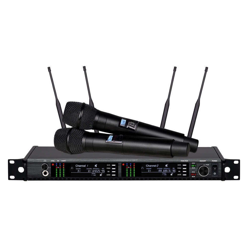 AD4D Wireless Microphone System with Beta58/KSM9/KSM8 for Karaoke & Live Stage
