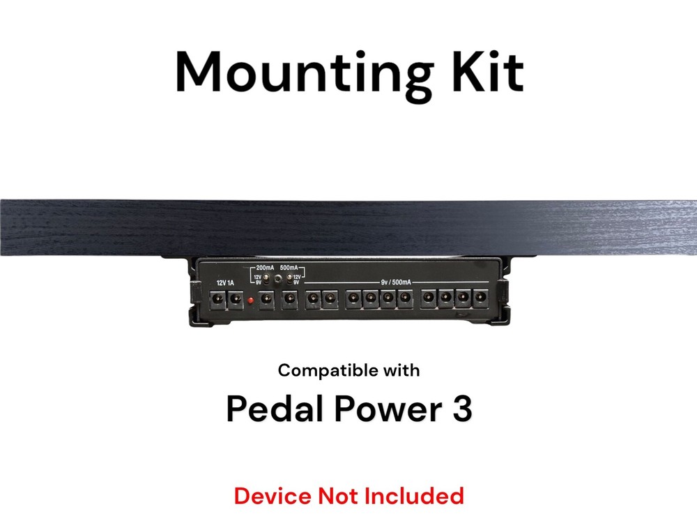 Desk Mount Kit for Voodoo Lab Pedal Power 3 Plus PSU – Under Desk Mount Brackets
