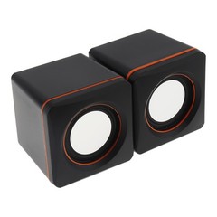 Mini USB Power Computer Speakers Stereo Full-Range 3.5mm Jack ,Fit PC Phpone