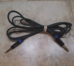 10′ Tisino Stereo TRS Cable 1/4″ Male X 1/4″ Male Heavy Duty 6.35mm Braded