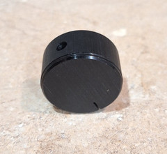 Black Brushed Aluminum Replacement Volume Control Rotary Twist Knob 110x60mm Hex