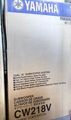 Yamaha SW218V Dual 18″ 1200W Passive Subwoofer – New in Box