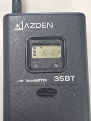 AZDEN 310UPR UHF Receiver 35BT UHF Transmitter Diversity Wireless System ECM-NV1
