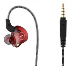 High-Quality In-Ear Monitors Red (Un-Branded) – Great Sound!
