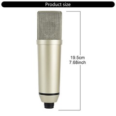 High Sensitivity Condenser Microphones Noise Reductions XLR Interfaces For Home
