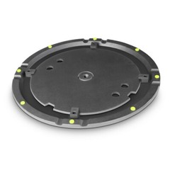 Gravity SSP WB SET 1 Loudspeaker Stand with Base and Cast Iron Weight Plate BLK