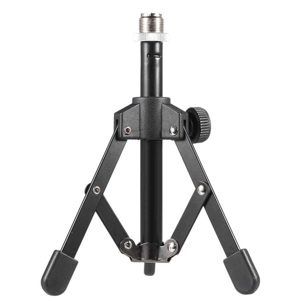 Mini Foldable Desktop Tabletop Tripod Microphone Mic Stand Holder Portable