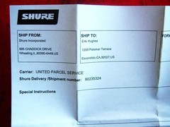2026 Shure SM58 cardioid dynamic microphone Low Z w accessories NOS SM57 # 5