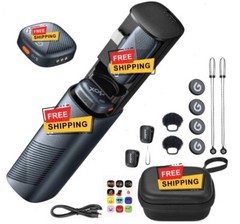 Mini mic inalámbrico, 30h uso, 1000 ft alcance, sonido limpio