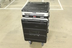 Gator GRC-10X12 PU 10U Top / 12U Front Console Audio Rack Case