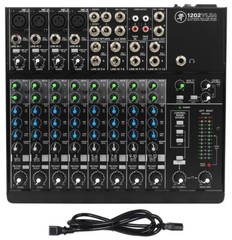 New Mackie 1202VLZ4 12-channel Compact Mixer + Matching Mackie Travel Bag