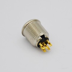 Panel Mount Mini XLR 5 Pin Male Connector for Audio Equipment