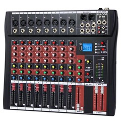 FULUODE Audio Mixer 8 Channel, CT-80S Professional Sound System Mixer Board D…