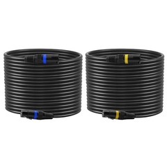 Uimoso 100 ft XLR Cable 2-Pack Balanced 3-Pin Male to Female Microphone Cord