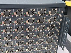 Midas DL351 Modular Stage Box with 8 DL441 Mic Line Input Card 64 Inputs