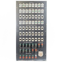 Wall-Mount XLR Patch Bay -21 In / 32 Out + 20 Terminal Inputs + 37-Pin Connector