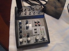 Complete Professional Audio Setup (Mixer, Headphones, and Microphone)