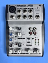 Behringer Eurorack UB502 5-Input 2-Bus Audio Mixer Boxed Manual Complete Mint