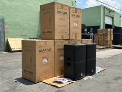 (6) Wharfedale WLA-12MA, 12-Inches Active Monitor Loudspeaker 1500W #6194 (THS)