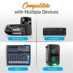 Pyle Wireless Mic System – Handheld & Headset Mics, Medium Diaphragm Lavalie