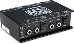 Samson MD2 Pro 2-channel Passive Instrument Direct Box (3-pack) Bundle