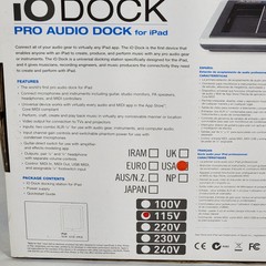 Alesis iO Dock Pro Audio Dock for Ipad