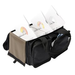 Magma MGA43013 Black/Khaki Carry Case Bag holds 150 45rpm 7″ DJ Vinyl Records