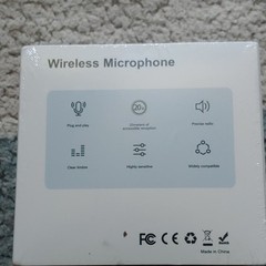 2.4G Wireless Microphone USB-C Plug & Play High Sensitivity Black