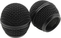 2 PCS Microphone Ball Head Mesh Grill SM58 Microphone Head Replacement Microphon