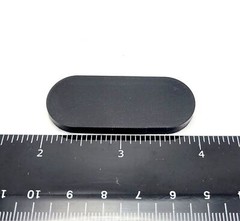 2″ x 3/4″ Oval Rubber Stick on Feet 3/16″ Thick 3M Adhesive Backing Bumper Pads