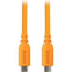 Rode SC17-Orange 1.5m USB-C to USB-C Cable in Orange