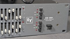 EV R2+ EQ-231 Stereo One-Third Octave Graphic Equalizer CG01L79. Parts Only.