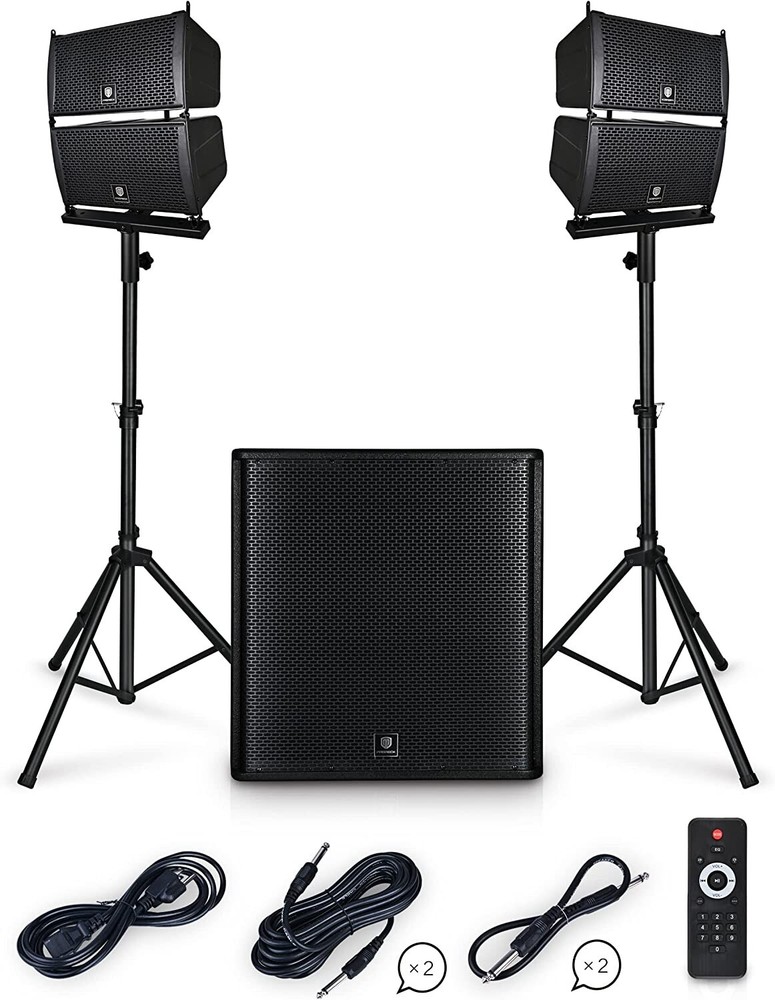 PRORECK CLUB 4000 Sound System Line Array Active DJ Nightclub Bar Stage Speaker
