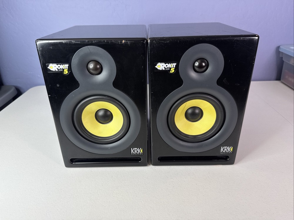 KRK Rokit 5 (Gen 1) 5″ Powered Studio Monitor Speakers Pair Of 2 Free Shipping