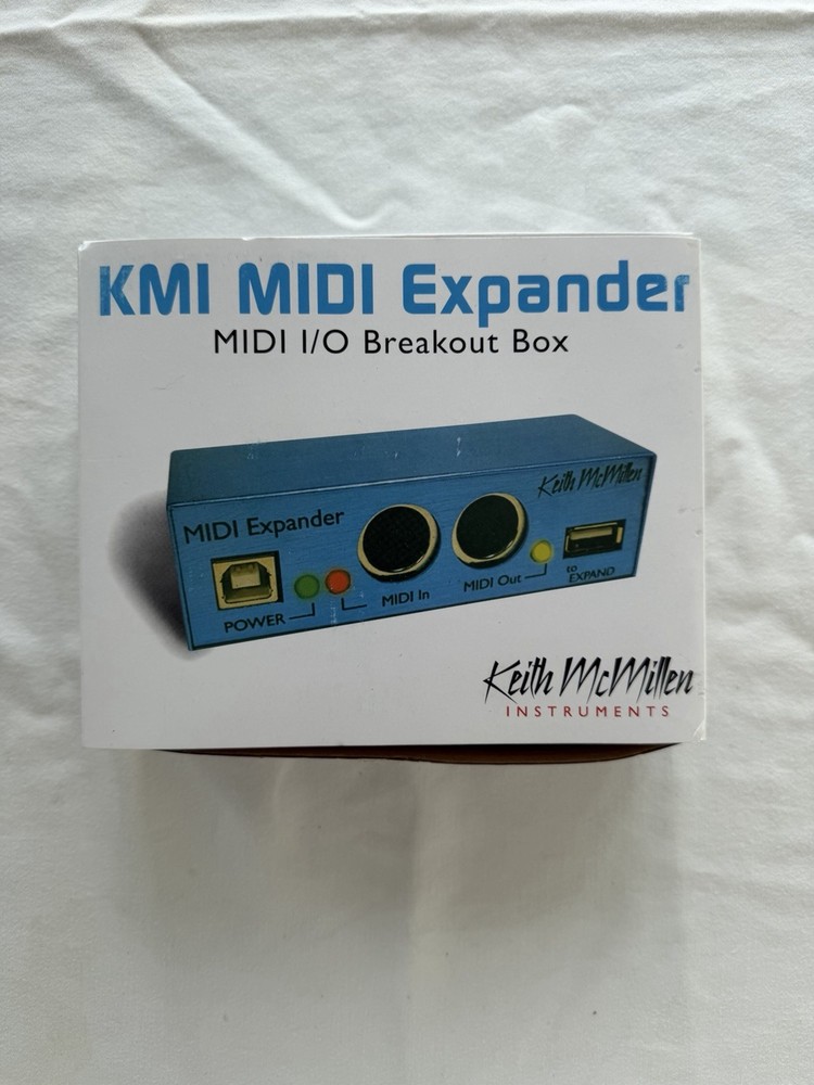 Keith McMillen KMI MIDI Expander K-701 MIDI I/O Breakout Box Complete in Box