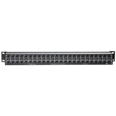 Art P48 48 Point Balanced Patchbay 19 Inch Rackmount Fully Shielded Black